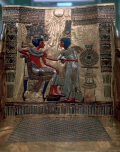 The Throne of Tutankhamun (detail) by Unbekannt