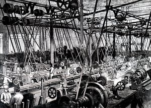 The Tool and Lathe Shop of the Robert Stephenson and Company by Unbekannt