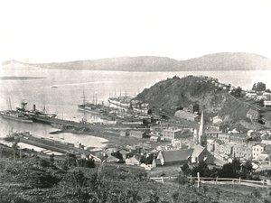 The Town and the Harbour, Port Chalmers, New Zealand