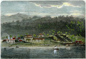 The Town of Morant, Morant Bay, Jamaica by Unbekannt