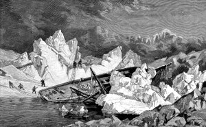 The Wreck of the Hansa, Second German North Polar Expedition, 1870