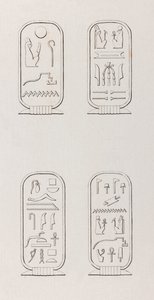 Thebes: Hieroglyphics, close up
