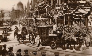 Their Majesties Silver Jubilee 1910-1935. The Speakers Coach in the Royal Procession by Unbekannt