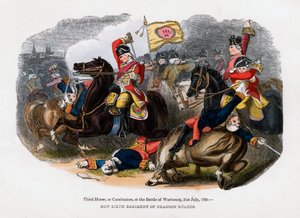 Third Horse, or Carabiniers, at the Battle of Warburg, 31st July 1760 by Unbekannt