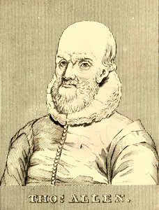 Thomas Allen, 1542-1632, 1830 by Unbekannt