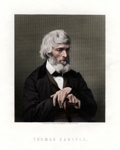 Thomas Carlyle, Scottish essayist, satirist, and historian by Unbekannt