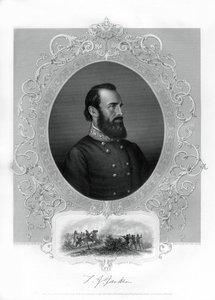 Thomas Jonathan Stonewall Jackson, Confederate general during the American Civil War by Unbekannt