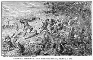 Thorwald Eriksons Battle with the Indians, about AD 1003