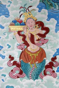 Tibetan goddess by Unbekannt