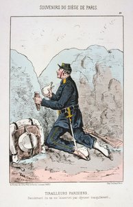 Tirailleurs Parisiens, Siege of Paris by Unbekannt