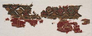Tiraz with foliate band, 717-718 by Unbekannt