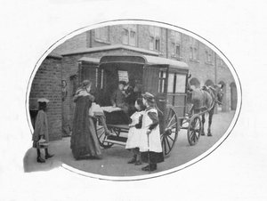 To school by ambulance, London by Unbekannt
