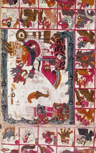 Tonalamatl Aubin, Folio 16 by Unbekannt