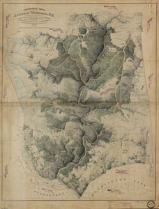 Topographical Sketch of the Environs of Washington, D.C. by Unbekannt