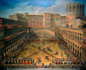 Tournament in a Court of the Vatican, Rome