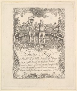 Trade card for James Figg by Unbekannt