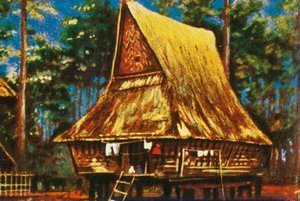 Traditional House on Stilts, Sumatra