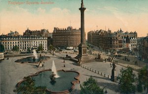 Trafalgar Square, London, c1900 by Unbekannt