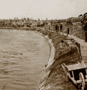 Trenches at Nieuwpoort, Flanders, Belgium