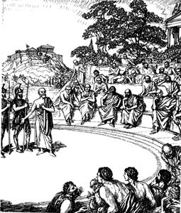 Trial of Socrates, Ancient Greek Philosopher by Unbekannt
