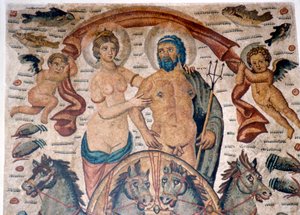 Triumph of Neptune and Amphitrite, Roman Mosaic