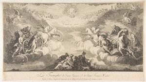 Triumph of Saint Ignatius and Saint Francis Xavier by Unbekannt