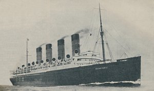Triumphant for Twenty Years. The Mauretania, Built in 1907 by Unbekannt