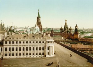 Tsar Square in the Moscow Kremlin, Russia, 1890s by Unbekannt
