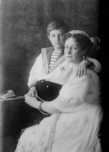 Tsarevich Alexei of Russia and Tsarina Alexandra
