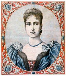 Tsarina Alexandra, Empress consort of Russia by Unbekannt