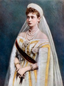 Tsarina Alexandra, Empress consort of Russia by Unbekannt