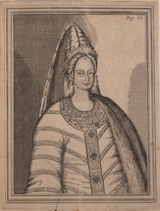 Tsarina Irina Godunova 1557-1603, the wife of Tsar Feodor I of Russia by Unbekannt