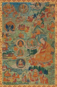 Tsong-kha-pa and Scenes from His Life