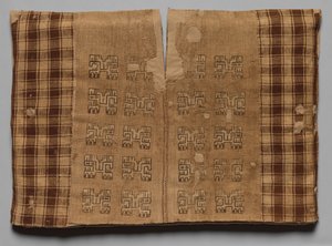 Tunic with Profile Animals and Checkerboards