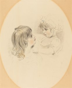 Two Children by Unbekannt