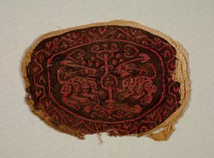 Two Confronted Animals from a Tunic by Unbekannt
