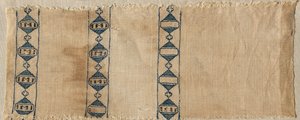 Two Fragments of a Scarf or Headdress