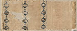 Two Fragments of a Scarf or Headdress