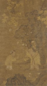 Two boys playing with the puppet of a lion, Ming dynasty, 15th-16th century by Unbekannt
