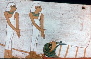Two Priestesses (detail) by Unbekannt