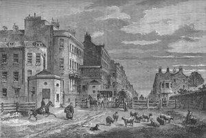 Tyburn Turnpike, Westminster, London by Unbekannt
