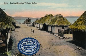 Typical Fishing Village, Cuba, 1912
