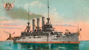 US Battleship Missouri, c. 1908