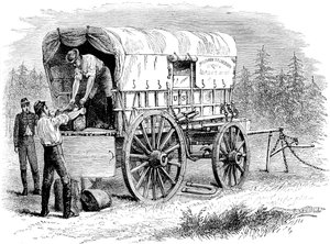 US Military Telegraph Wagon, American Civil War