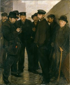 Unemployed (Day Laborers at the Port of Hamburg) by Unbekannt