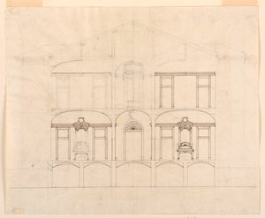 Unfinished Section Through a House