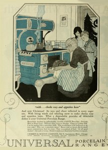 Universal Porcelain Range, Advertising From The Saturday Evening Post
