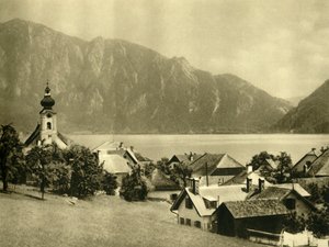 Unterach am Attersee, Upper Austria, c1935