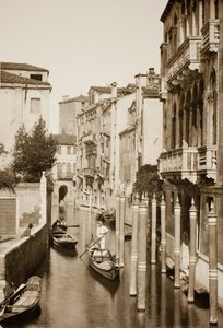 Untitled II 41 [Gondola on canal, Venice]