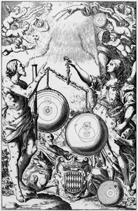 Urania, the Muse of Astronomy, Weighing and Comparing Systems of the Universe by Unbekannt